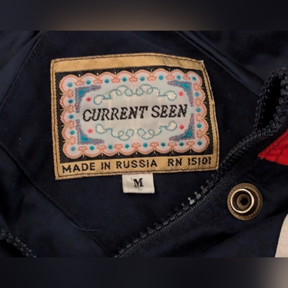 Current Seen Men's multi Color Jacket - Picture 8 of 9